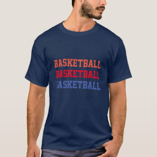 T-shirt Choisir leurs passe-temps Basketball Texte Homme