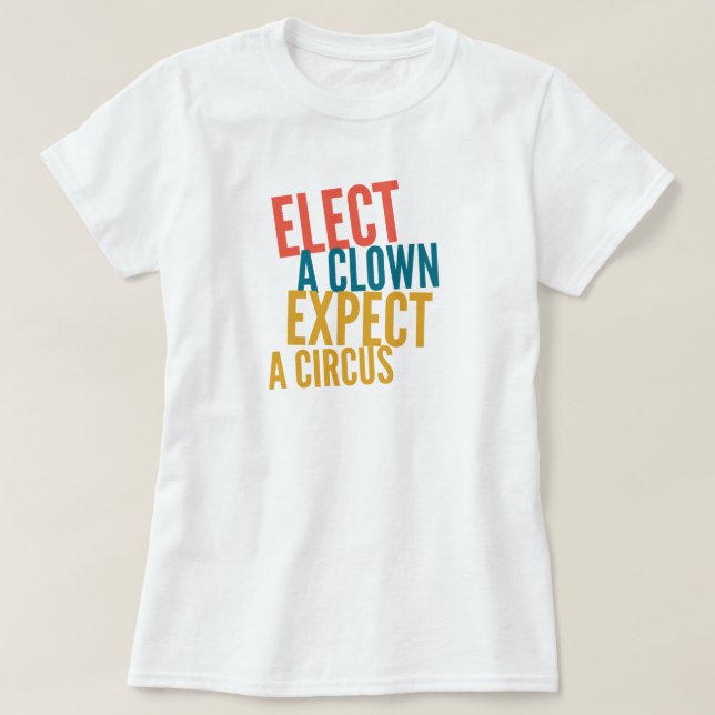 T-shirt Choisir un clown (Design devant)