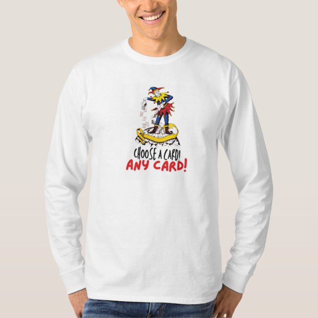 T-shirt Choisir une carte de lecture (Devant)