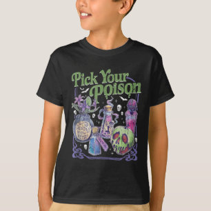 T-shirt Choisis ton poison, Vintage princesse Halloween