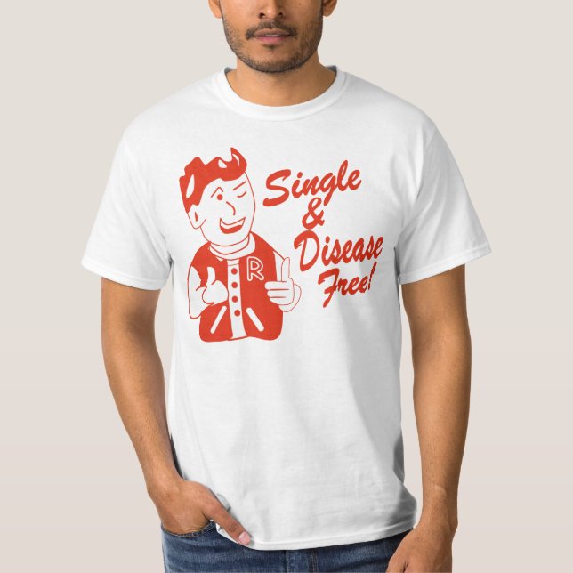T-shirt Choisissez et la maladie libre (Devant)