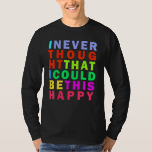 T-shirt Choisissez Hapiness Inspirational Quote