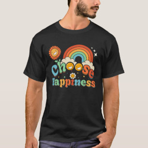 T-shirt Choisissez Happiness Positive Vibes Happiness Vibe
