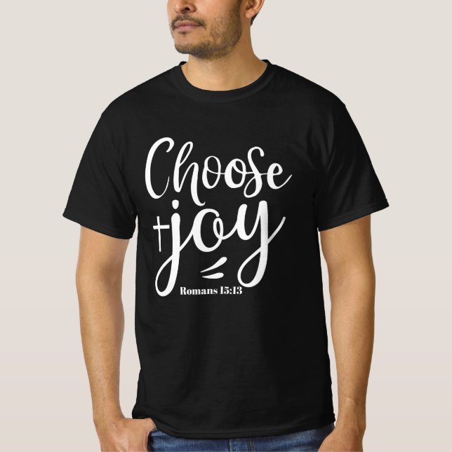 T-shirt Choisissez Joy Roman 15:13 Christian (Devant)