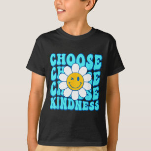 T-shirt Choisissez la gentillesse sourire visage inspirant
