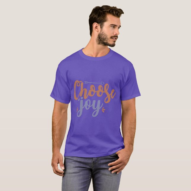 T-shirt Choisissez la Joie (Devant entier)