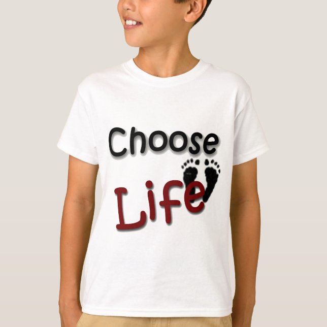 T-shirt Choisissez la vie (Devant)
