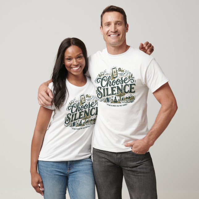 T-shirt Choisissez le Silence (Unisexe)