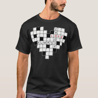 T-shirt Choisissez toujours l'amour Croix Cœur