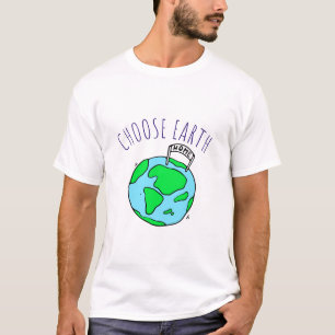 T-shirt Choisissez un mode de vie écologique pour la Terre