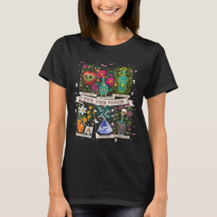 T-shirt Choisissez Vos Poisons Drinks Drôle Me Potions Hal
