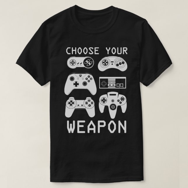 T-shirt Choisissez votre arme (Design devant)