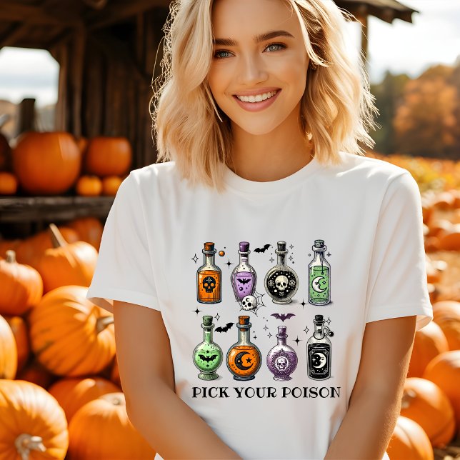 T-shirt Choisissez votre maillot d'Halloween poison mignon (Créateur téléchargé)