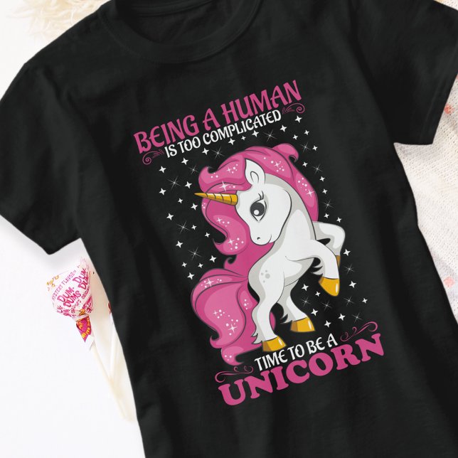 T-shirt Choix de vie Unicorne (Créateur téléchargé)