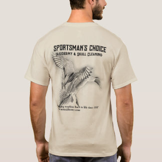 T-shirt Choix du sportif Pintail taxidermie