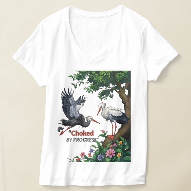 T-shirt Choked by Progress (Poser)