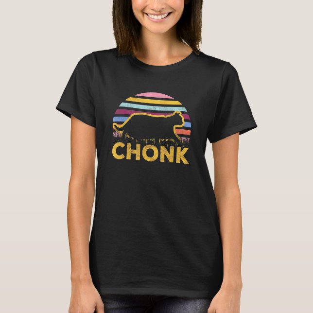 T-shirt Chonk Big Fat Cats (Devant)