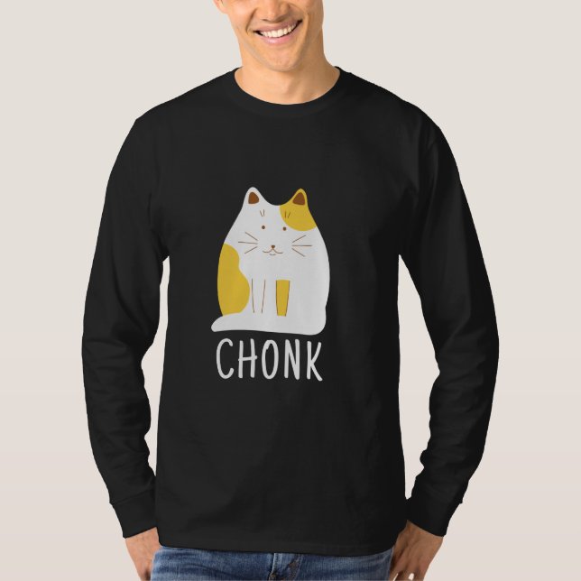 T-shirt Chonk Chat Funny Scale Meme (Devant)