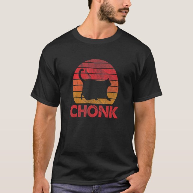 T-shirt Chonk Chat Kitten Kitty Chats Mème Chat Maman Chat (Devant)