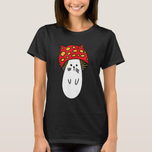 T-shirt Chonk Kitty Mignon Petit Mushi Kitty Petit Champig