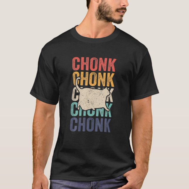 T-shirt Chonk Mème Chat Chonk (Devant)