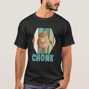 T-shirt Chonk Retro Mèmes de chats gras Chats Vintages Vét