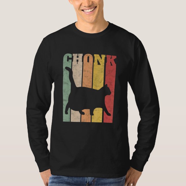 T-shirt Chonk Scale Chat Meme Chonky Chonk Meme (Devant)
