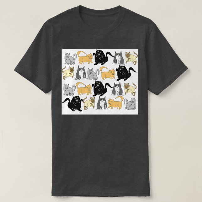 T-shirt Chonky Cats (Design devant)