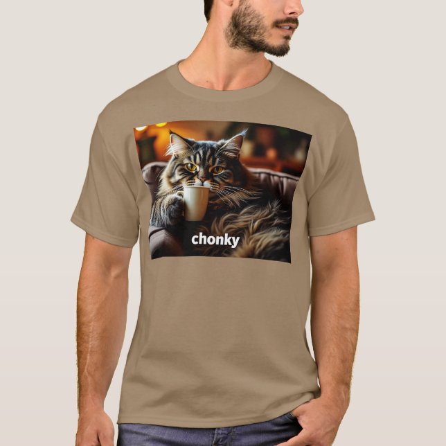 T-shirt Chonky Maine Coon (Devant)