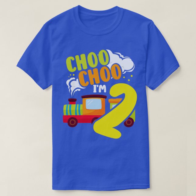 T-shirt Choo Choo Im 2 Mignonne Train Lover Railroad 2nd B (Design devant)