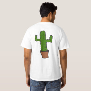 T-shirt choopid, de cactus dos dessus