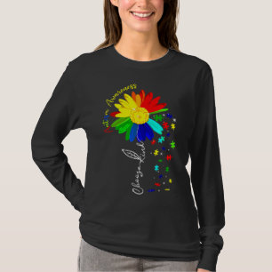 T-shirt Choose Kind Autism Awareness Sunflower