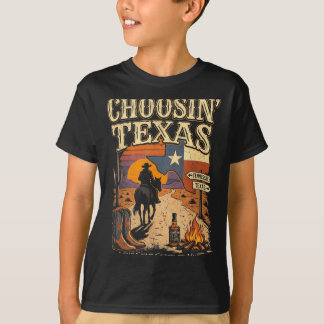 T-shirt Choosin Texas Lone Star State of Mind Cowboy