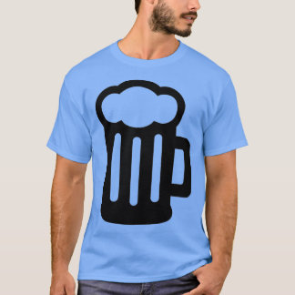 T-shirt Chope à bière noire