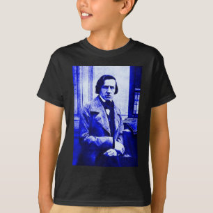 T-shirt Chopin bleu