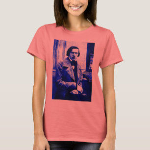 T-shirt Chopin bleu