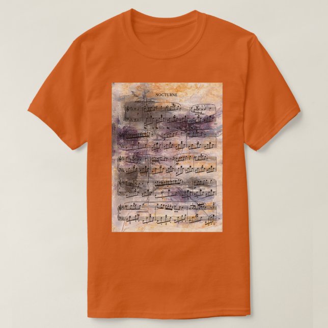 T-shirt Chopin Nocturne (Design devant)