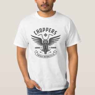 T-shirt Choppers Motocyclettes Vintages