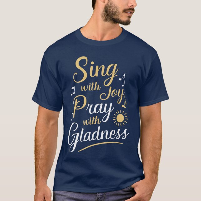 T-shirt Choral music Religious singing Faithbased music Je (Devant)