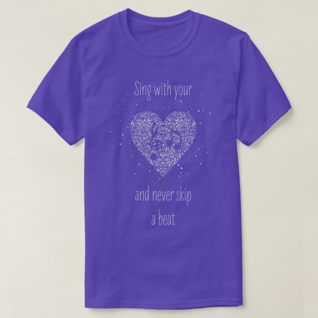 T-shirt Chorale chanteuse Acapella (Design devant)