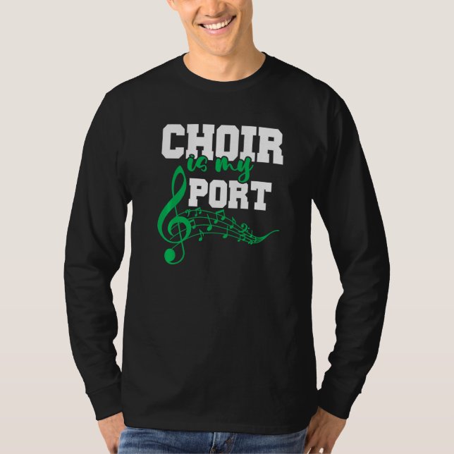 T-shirt Chorale Choriste Chorale Chorale Directeur Choir I (Devant)