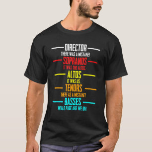 T-shirt Chorale De Musique Musicien Appréciation Pour Le D