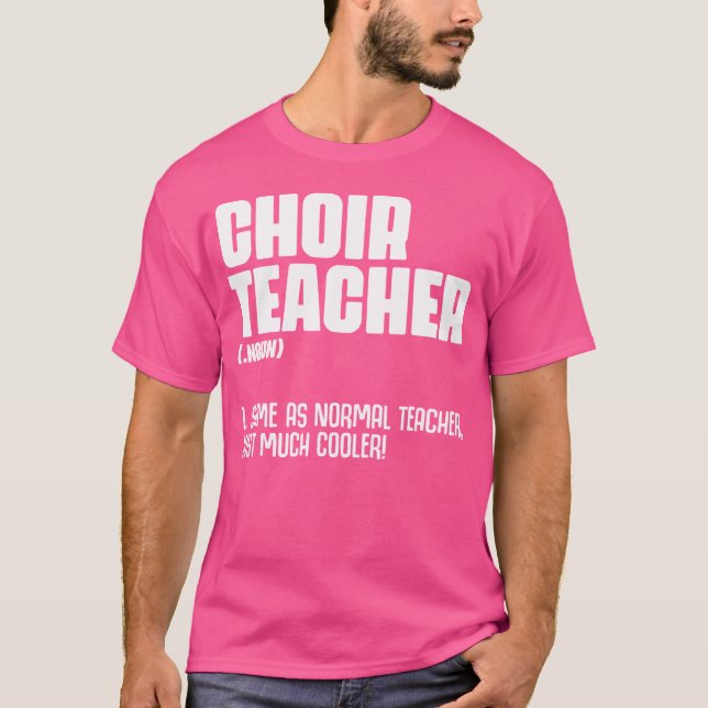 T-shirt Chorale Enseignant Définition Funny Band Director  (Devant)