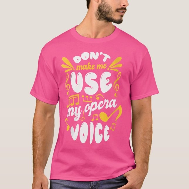 T-shirt Chorale Femen - Ne Me Faites Pas Utiliser Mon Opér (Devant)