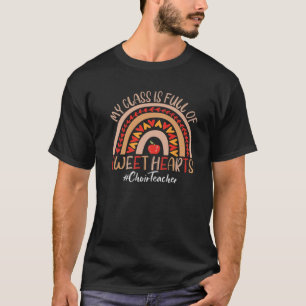 T-shirt Chorale Professeur Ma Classe Est Pleine De Coeurs