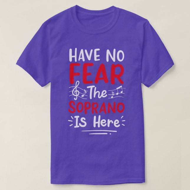 T-shirt Chorale Soprano (Design devant)