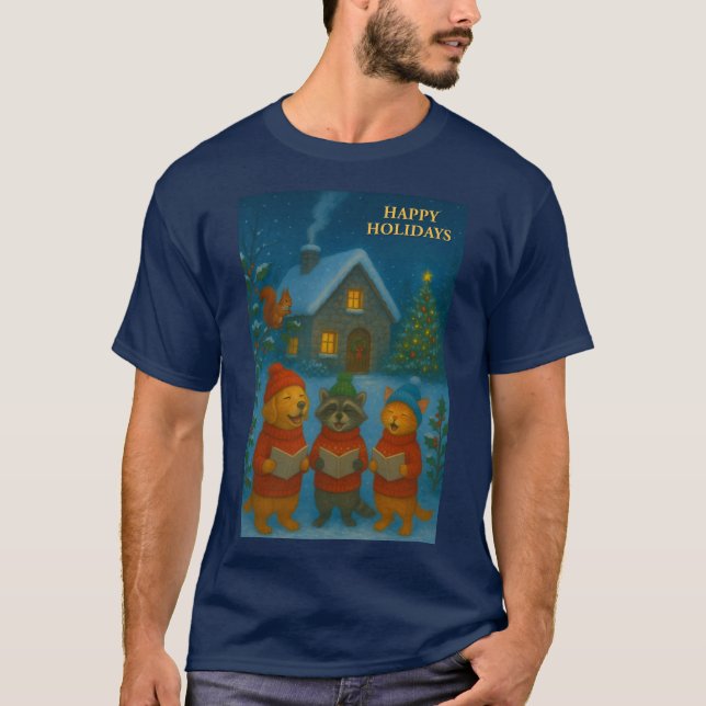 T-shirt Chorale Woodland Carol (Devant)
