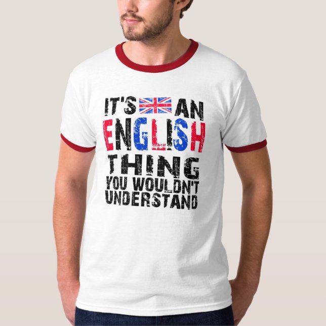 T-shirt Chose anglaise (Devant)