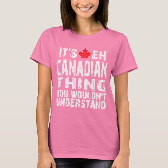 T-shirt Chose canadienne (Devant)
