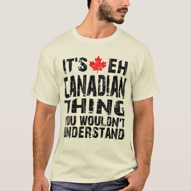 T-shirt Chose canadienne (Devant)